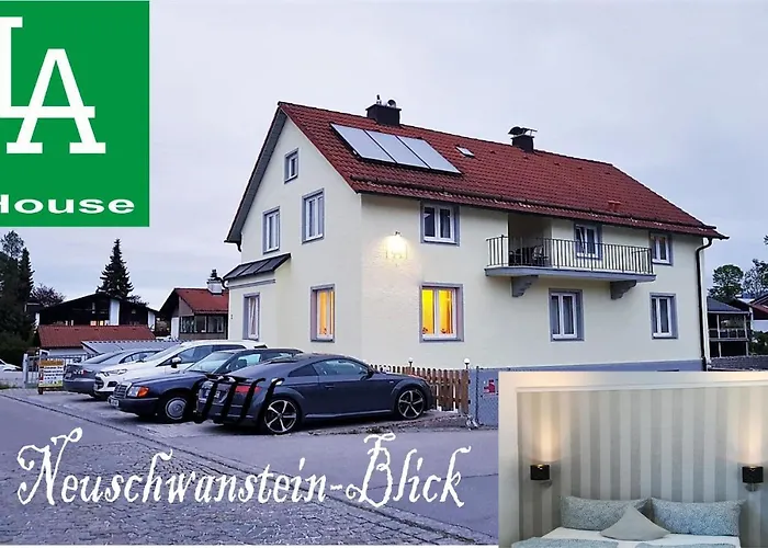 House LA Neuschwanstein Blick - Budget City Hotel Füssen